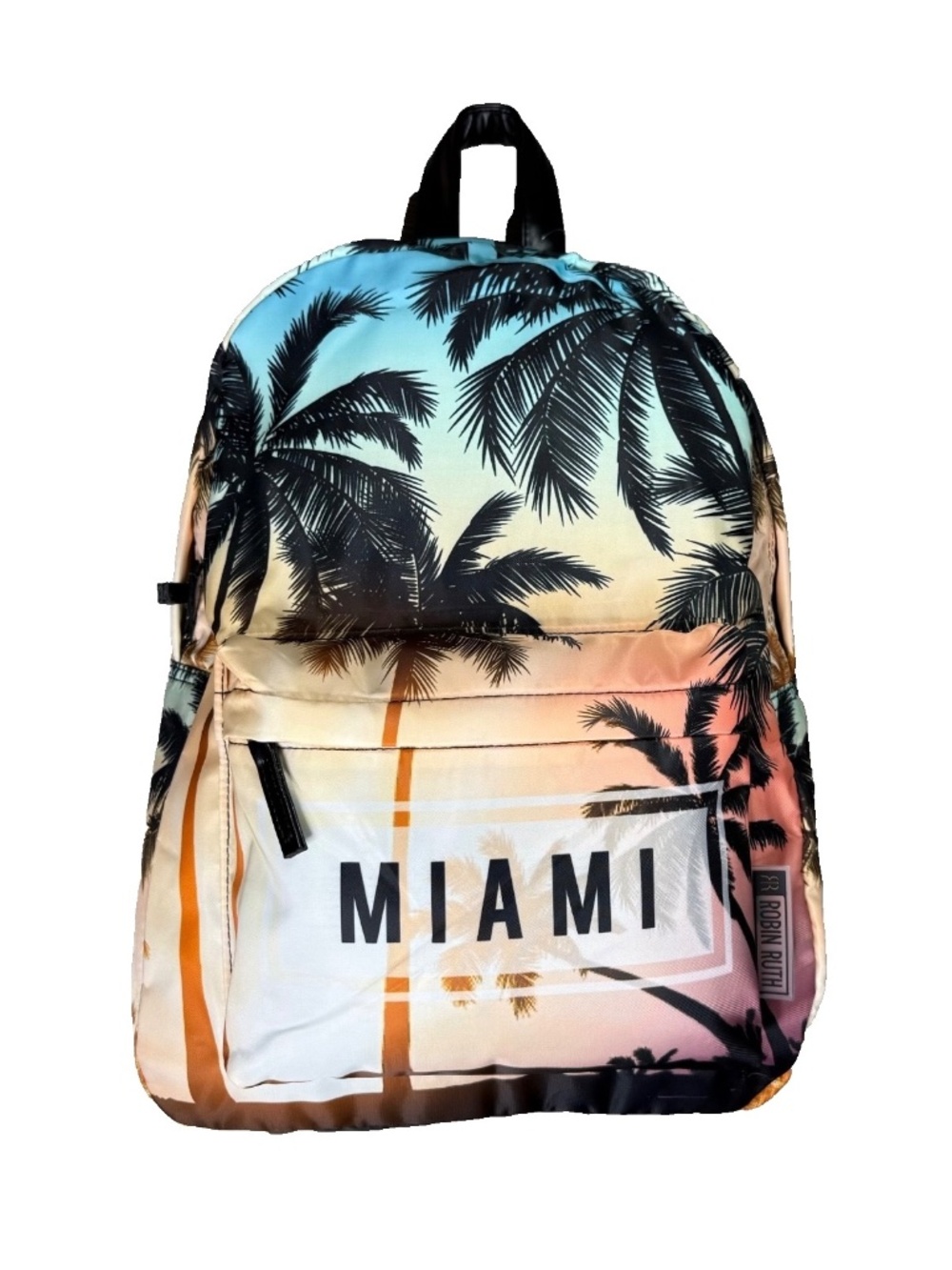 Robin Ruth MIAMI Sunset Yellow Backpack Unisex NWT MSRP $60